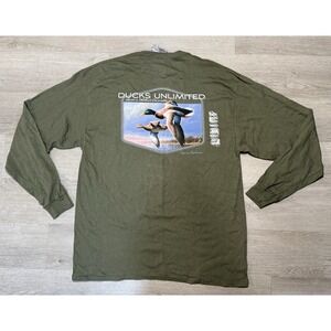 Ducks Unlimited T Shirt Men's XL Mallards Wetland Conservation Duck Art NWT